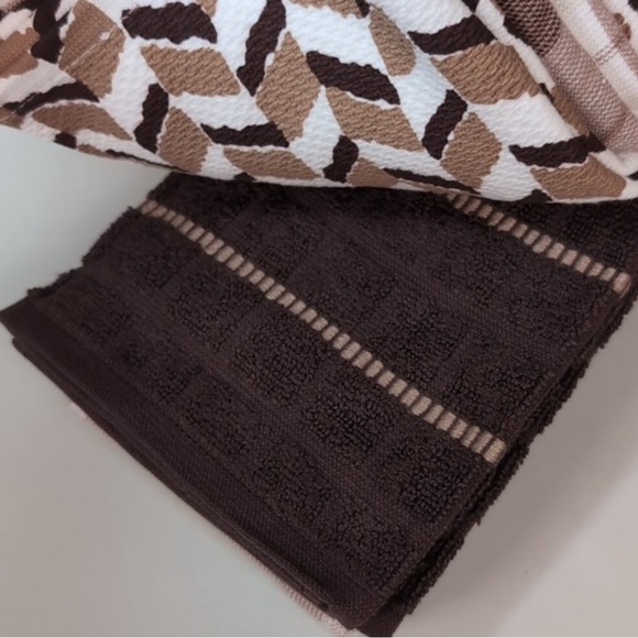 LAST SET!!! ♠️Kate Spade Kitchen Towels - Espresso - Picture 5 of 9